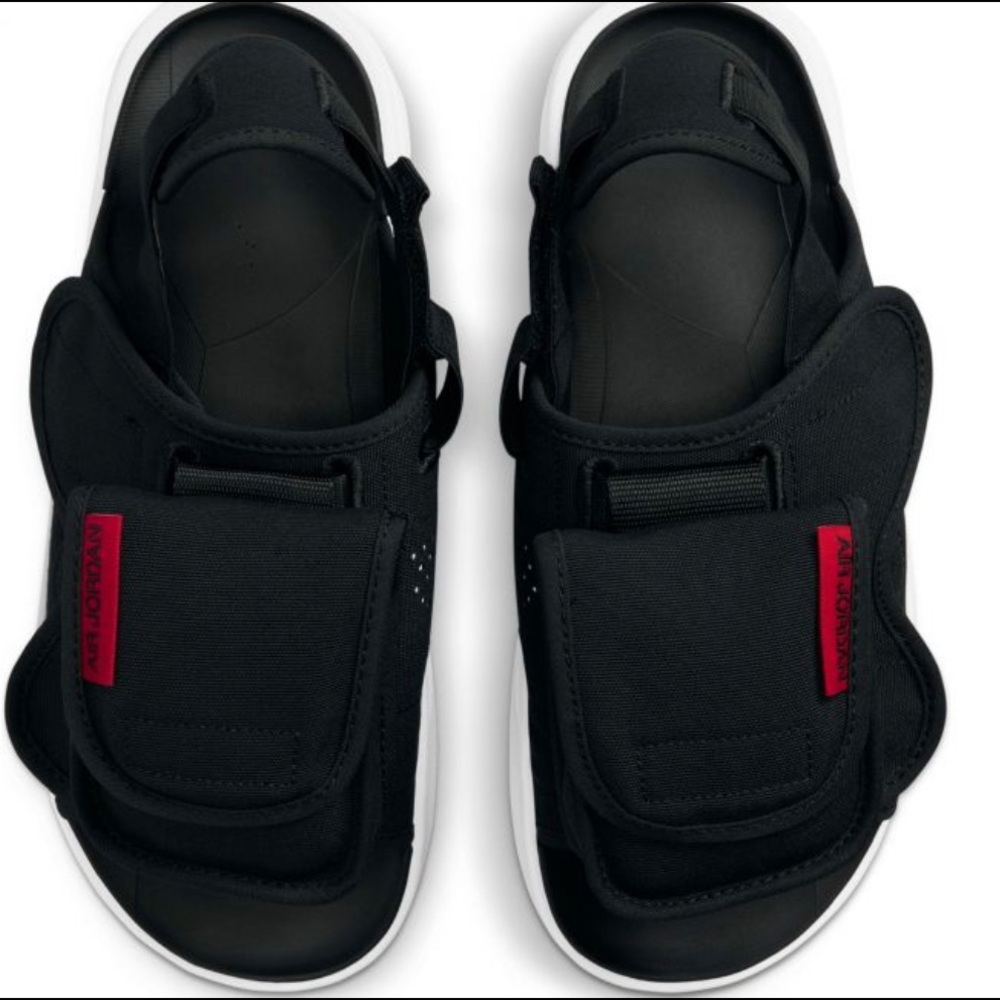 AIR Jordan LS Slide Black Red White Sandal Slide Men SIZ 10 or 11